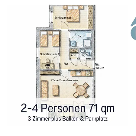 Lakeside Flat 200 Meter Zum *